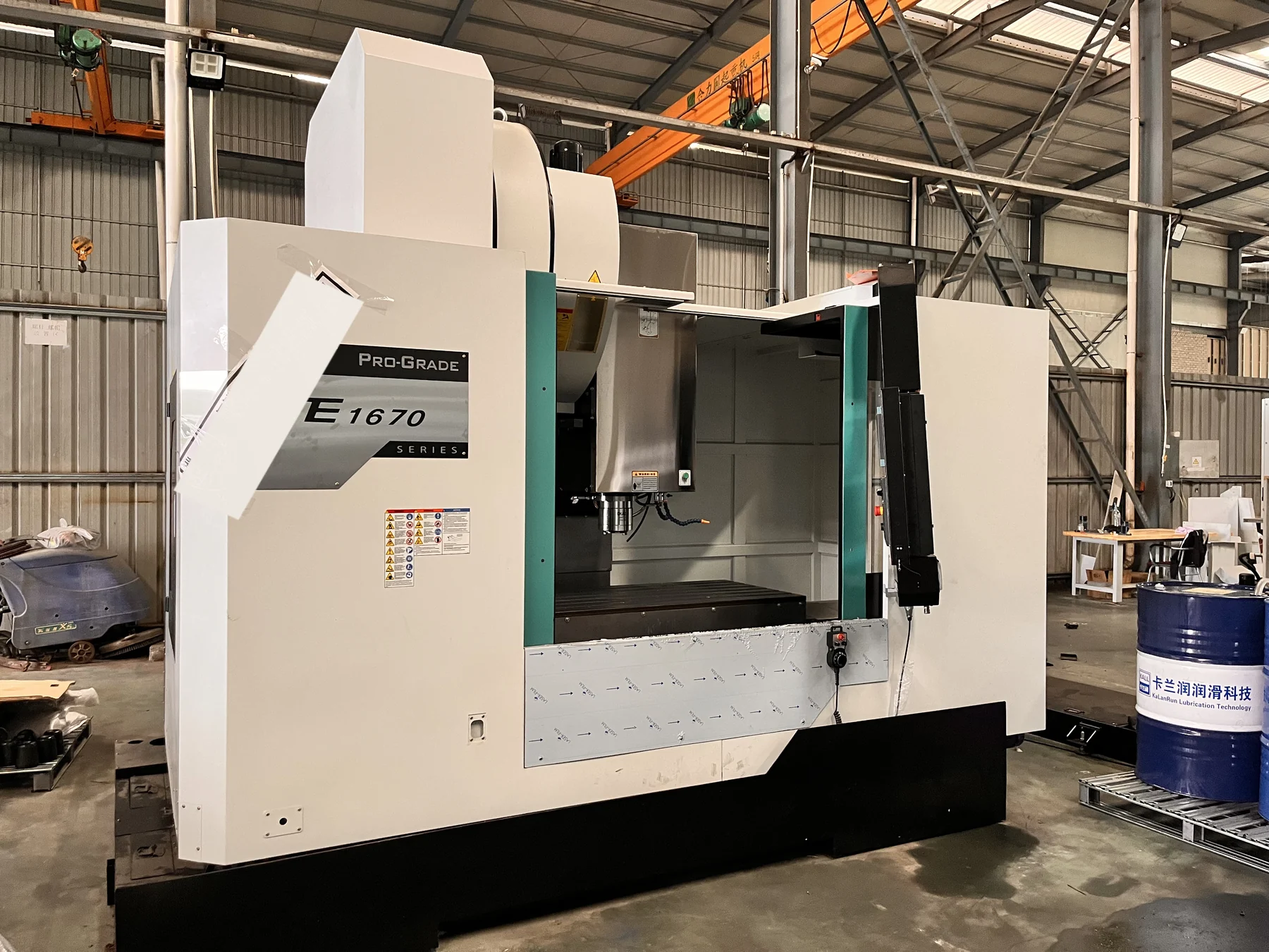 HZ-VTM vertical turn-mill-grinding center in factory