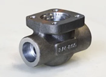 Large valve body / valve flange face